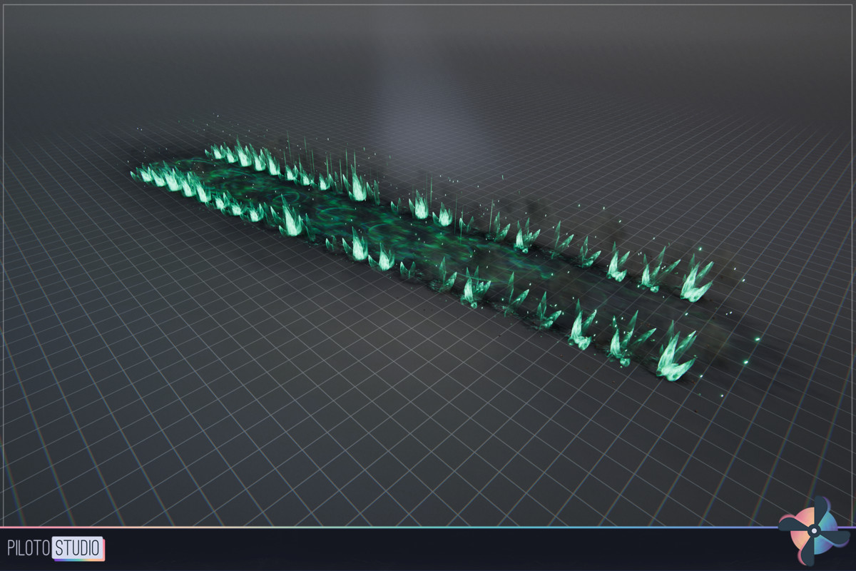 Realistic ARPG Life Crystal Spells VFX