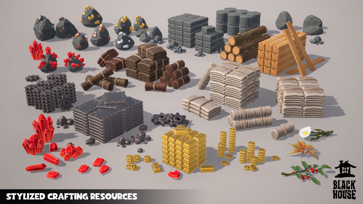 Stylized Crafting Resources