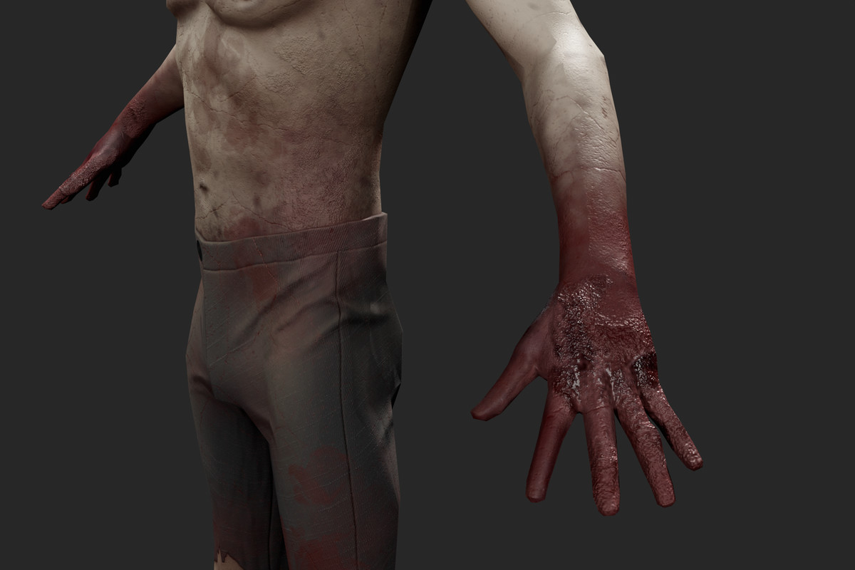 3D Zombie Undead Character