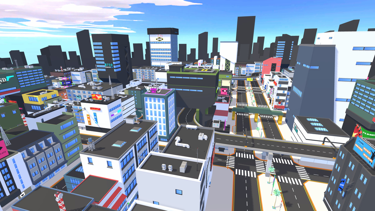 LowPoly Cyberpunk City