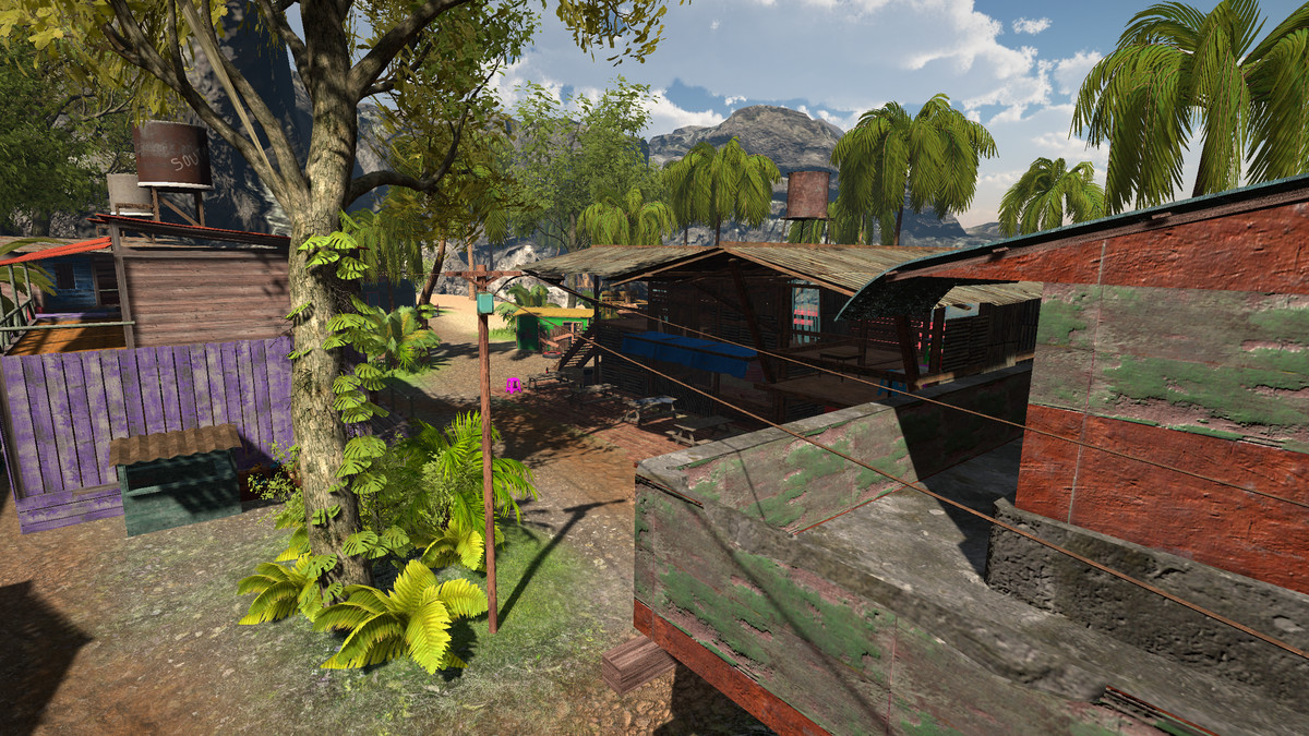 South Pacific Island - Map