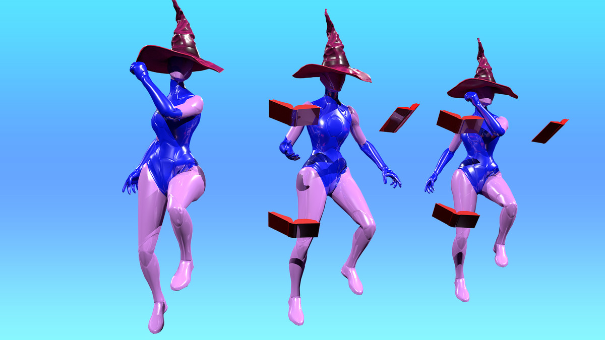 Witch Flight & Magic Combat Animation Pack