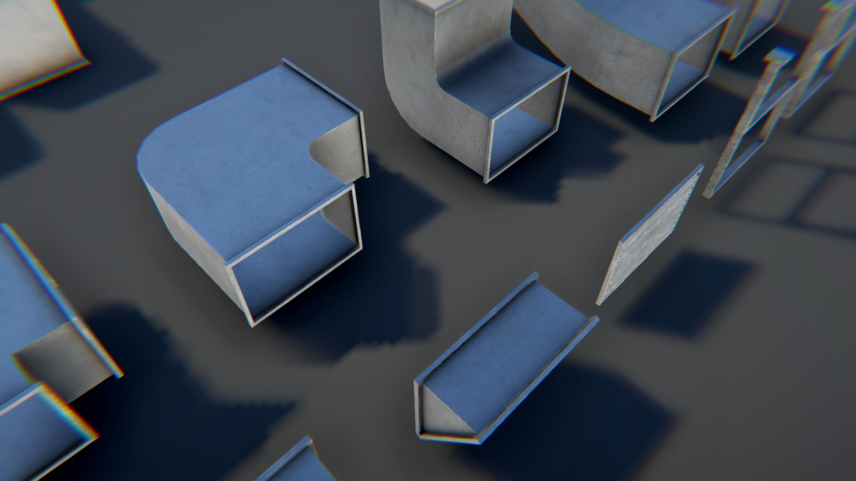 Modular Industrial Air Duct System