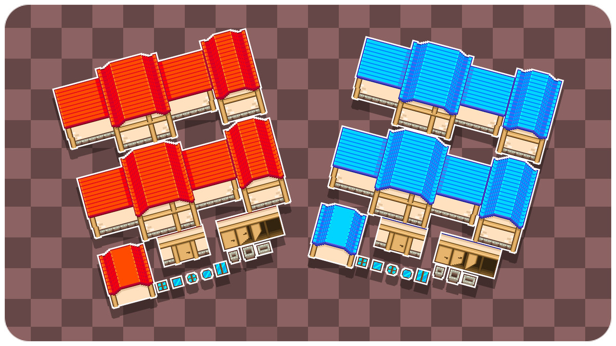 2D 16x16 Tilesets Collection Pack