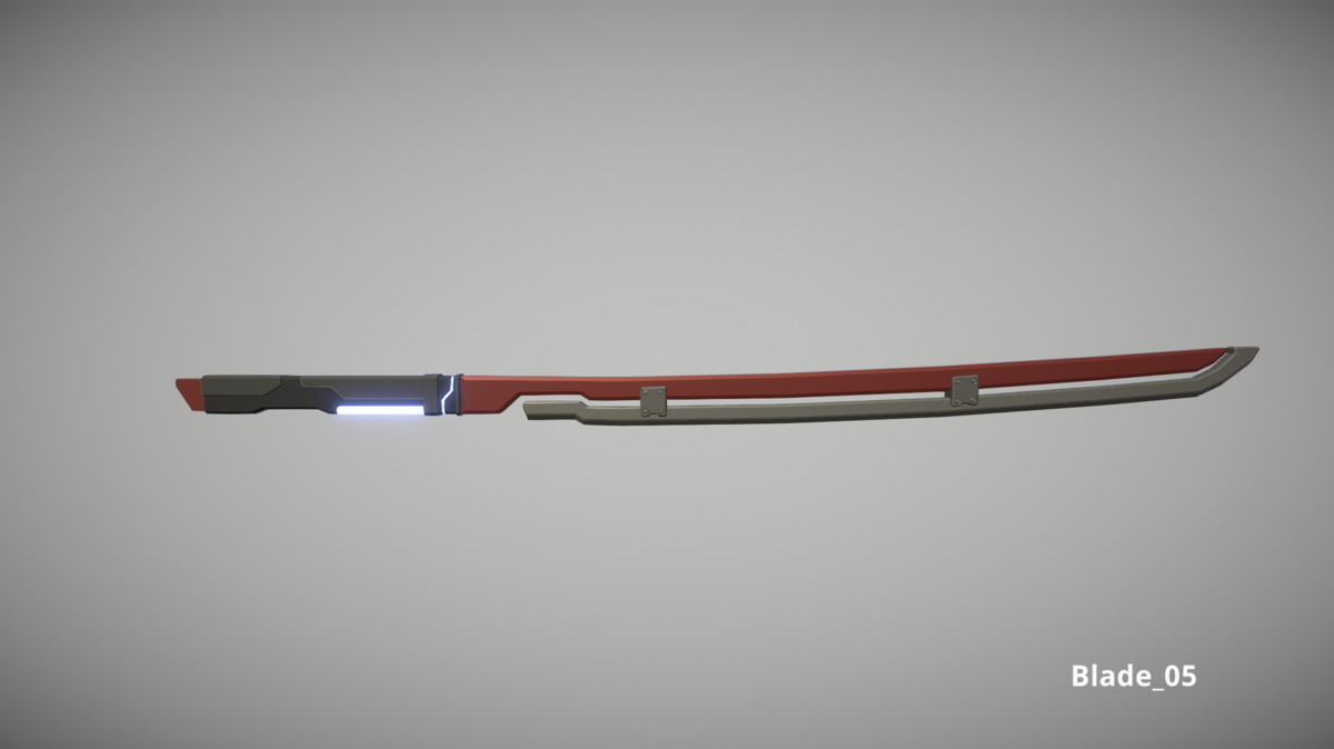 Cyberpunk Armory - Low Poly