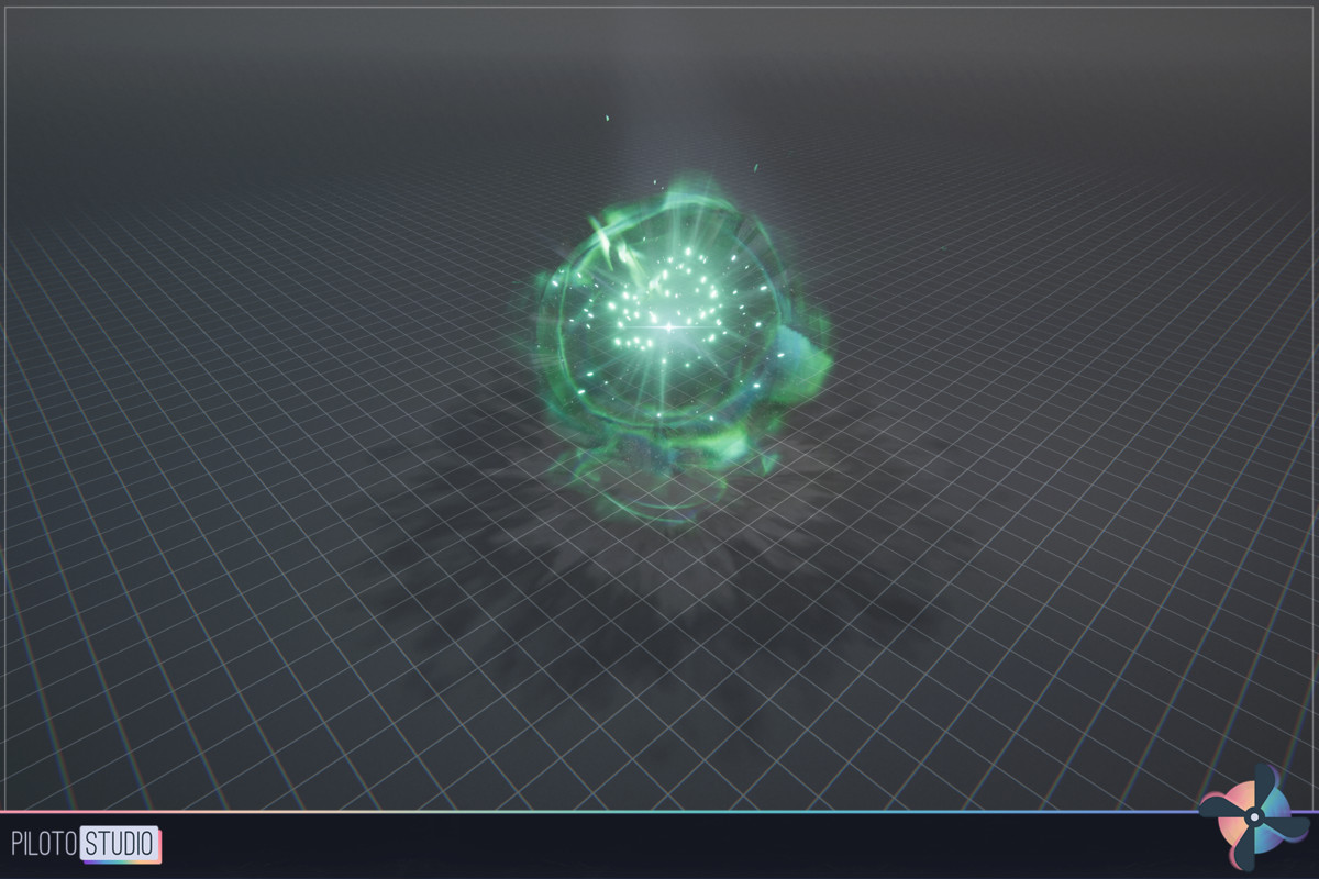 Realistic ARPG Life Crystal Spells VFX