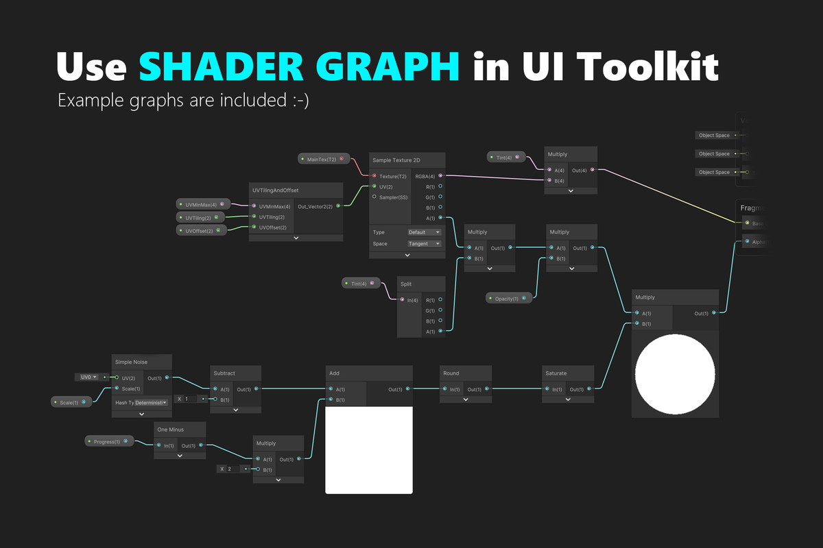 UI Toolkit Custom Shader Image URP