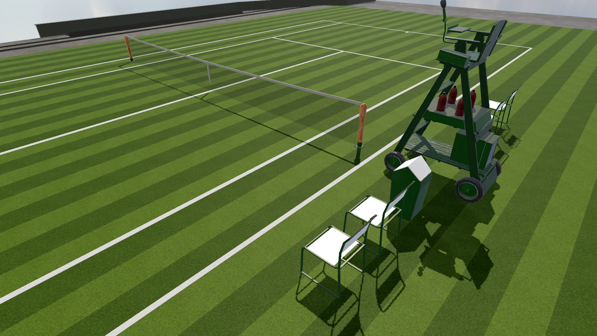 Grass Tennis Court