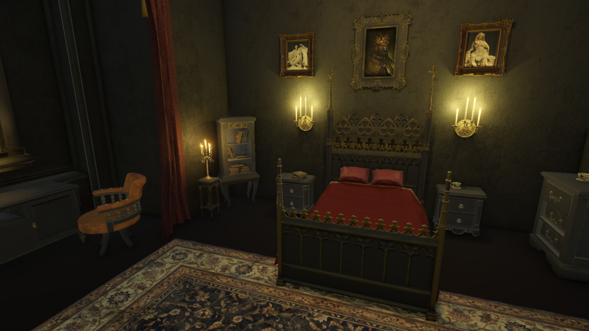 Gothic bedroom (MODULAR)