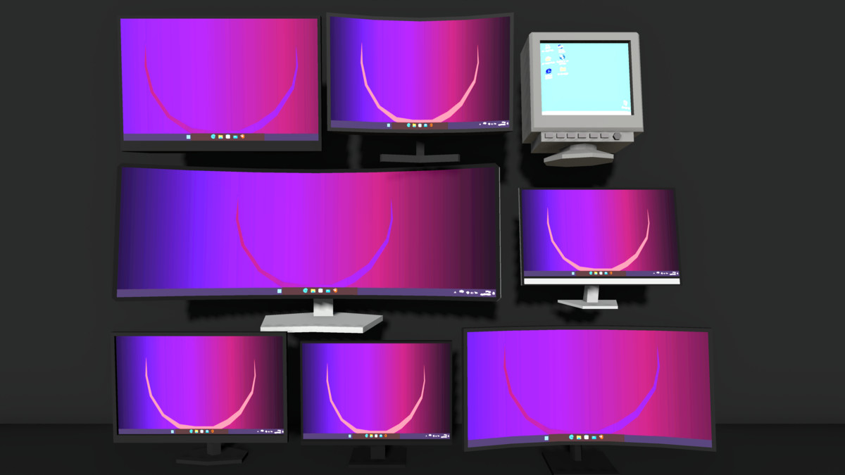 polygonal modular computer pack