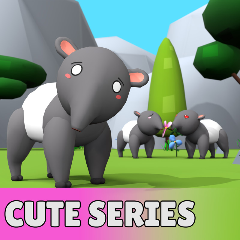 Cute low poly Animals part 1