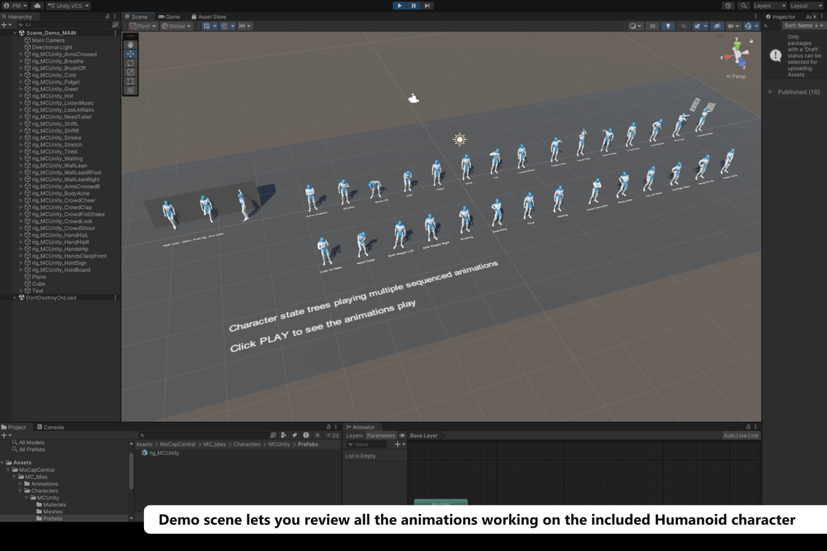 MC Idles - Believable 3D Animations by MoCap Central