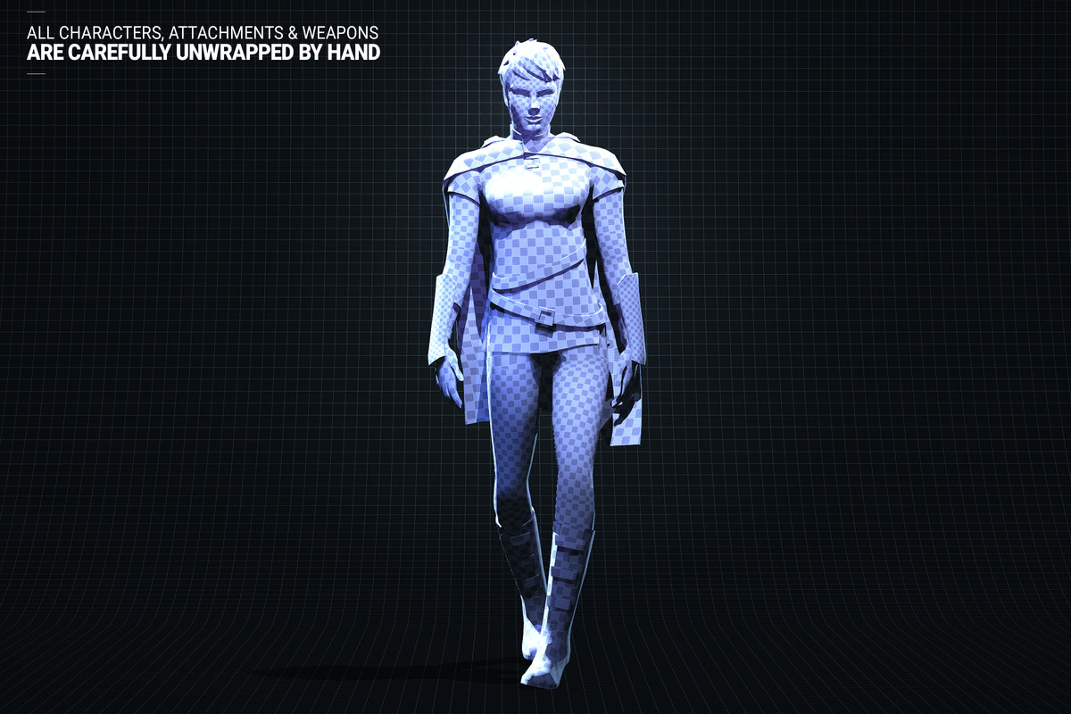 Polyquest Heroes: Warrior I Huntress