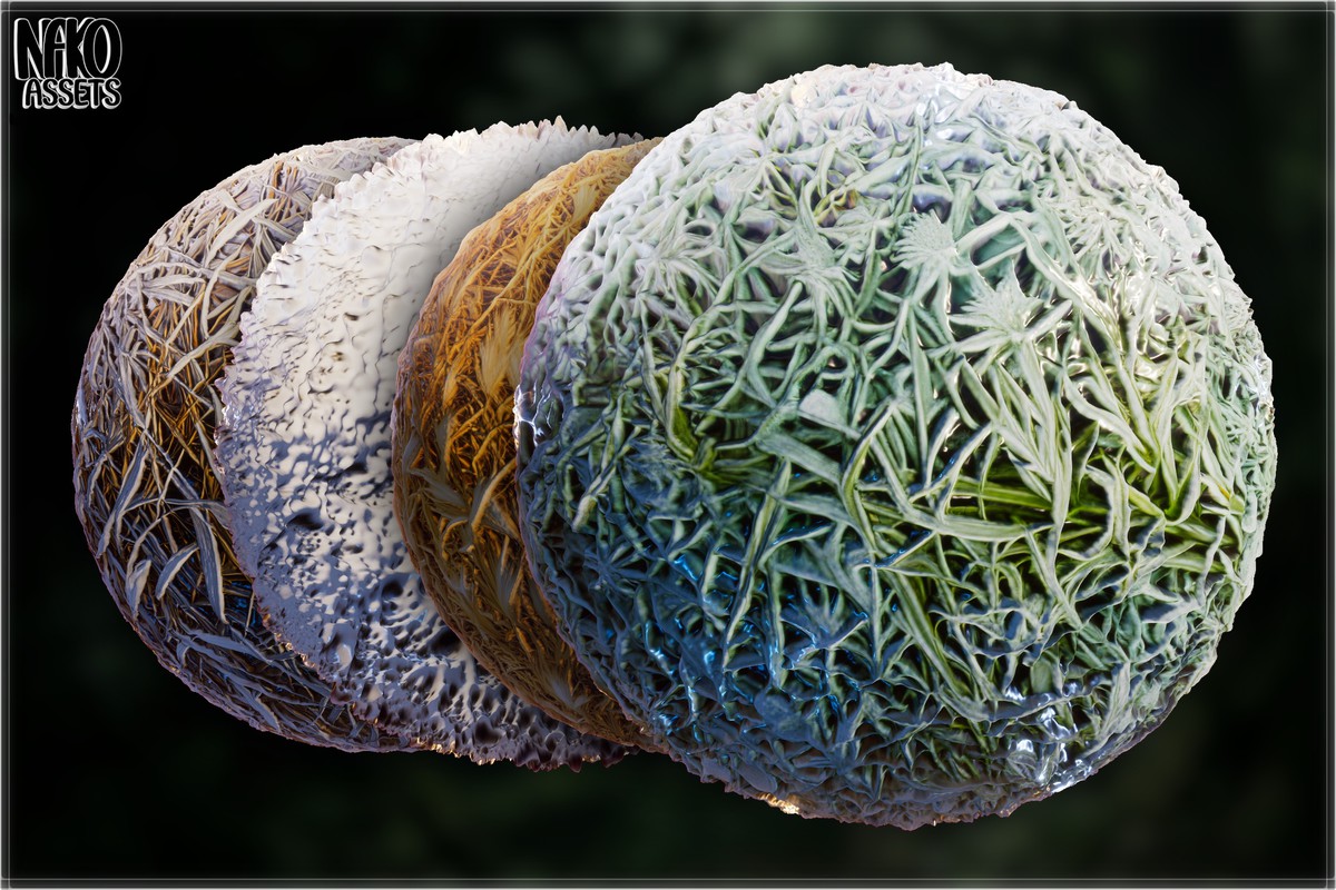 Forest 4K Materials x118 Textures of Realistic Nature | PBR HQ Terrain Pack