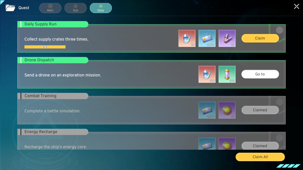 Sci-Fi Turn-Based UI
