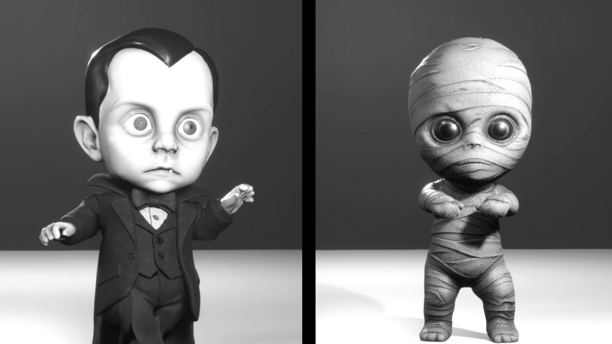 Chibi Monster Halloween Film Classics