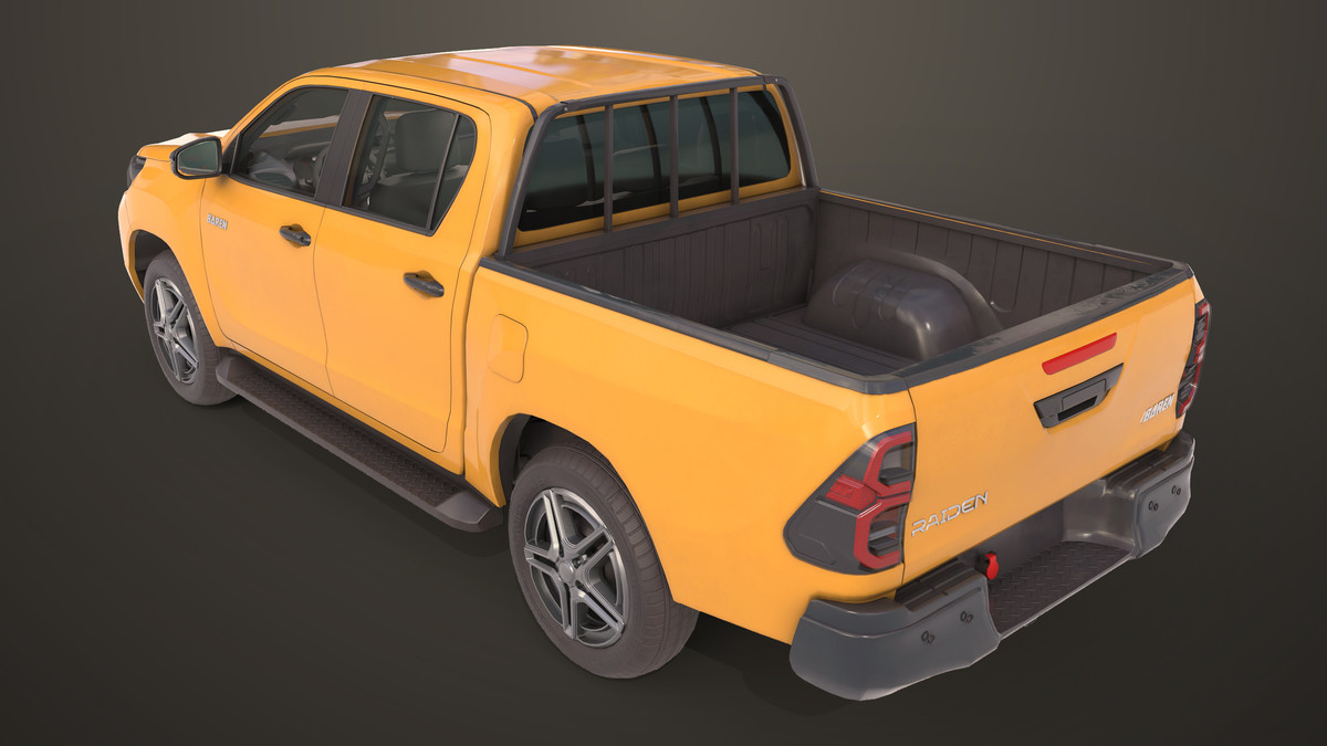 Pickup Truck 04 Brown URP HDRP Textures