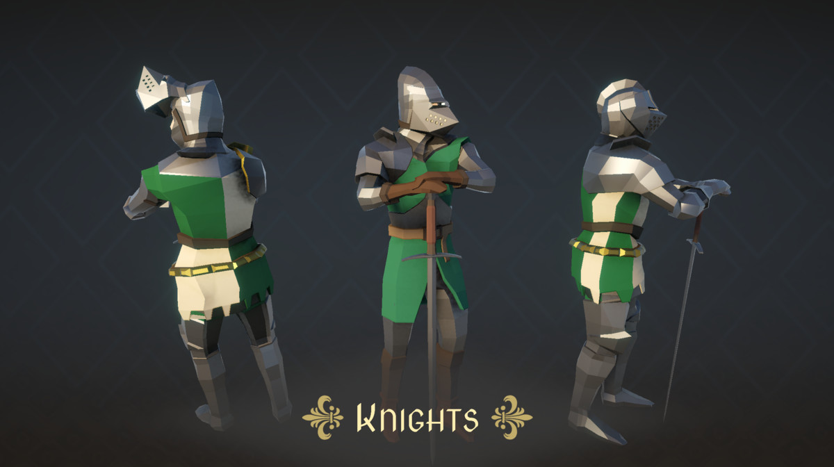 Stylized Medieval Army Pack – Low Poly Characters & Units