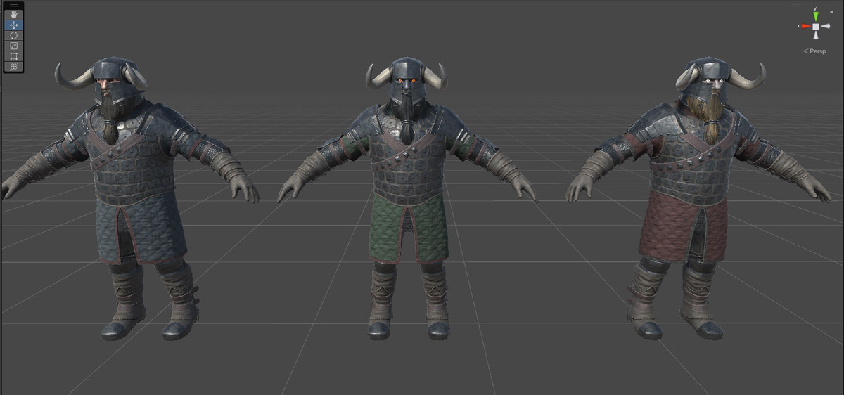 Dwarf Warrior Modular 01