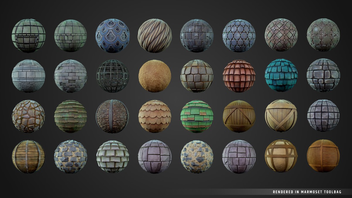Stylized 250 Material Bundle