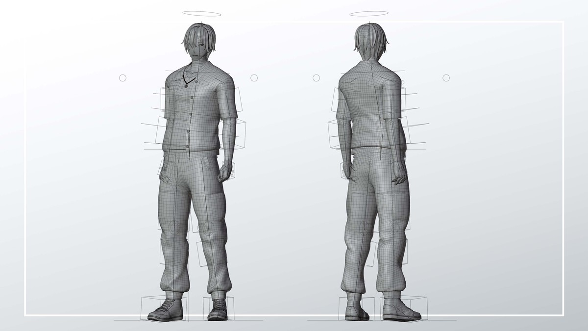 Kevin 3D Anime Style Character