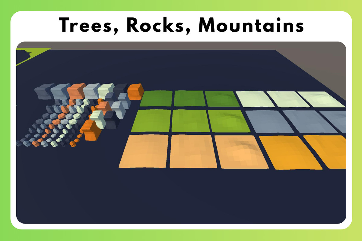 Low Poly Nature Pack - Forests & Mountains