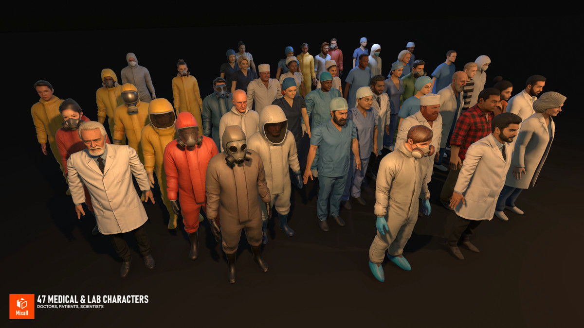47 Medical & Lab Characters