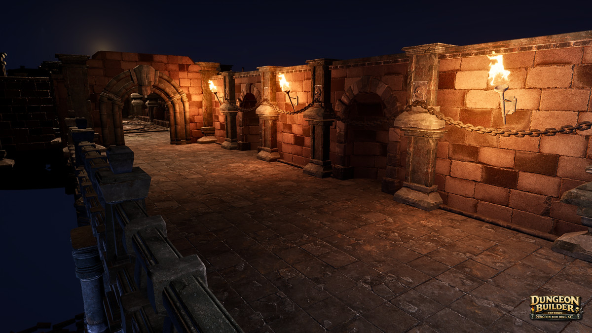 Dungeon Builder: Modular Top Down RPG Environment Kit (Dungeon, Modular Dungeon)