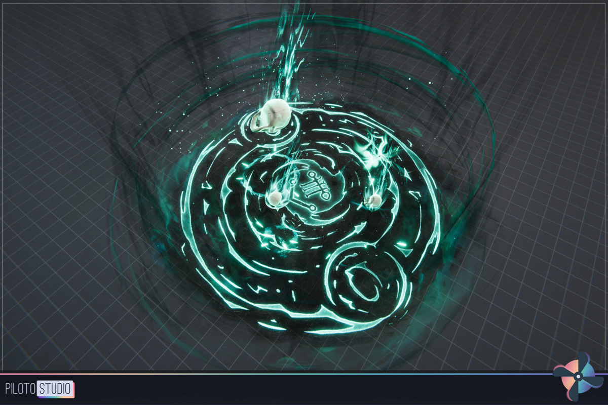 Realistic ARPG Bone Magic VFX