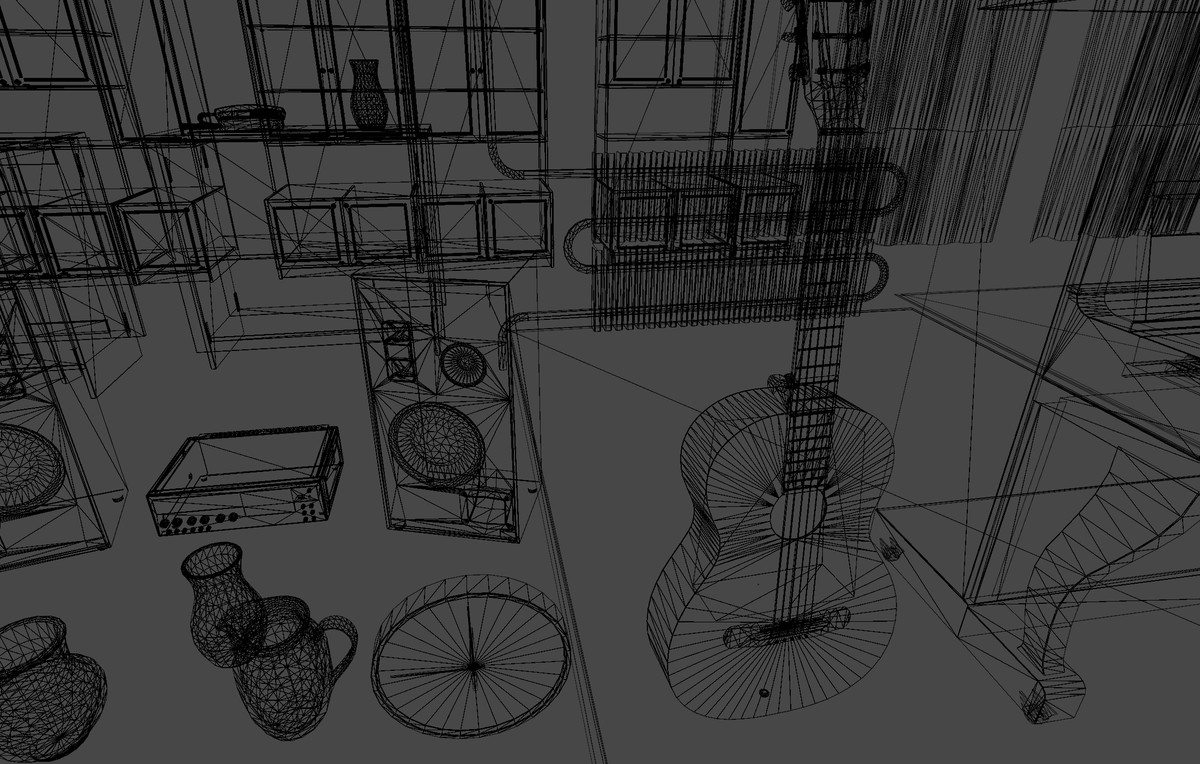Old Interior Props Pack 3