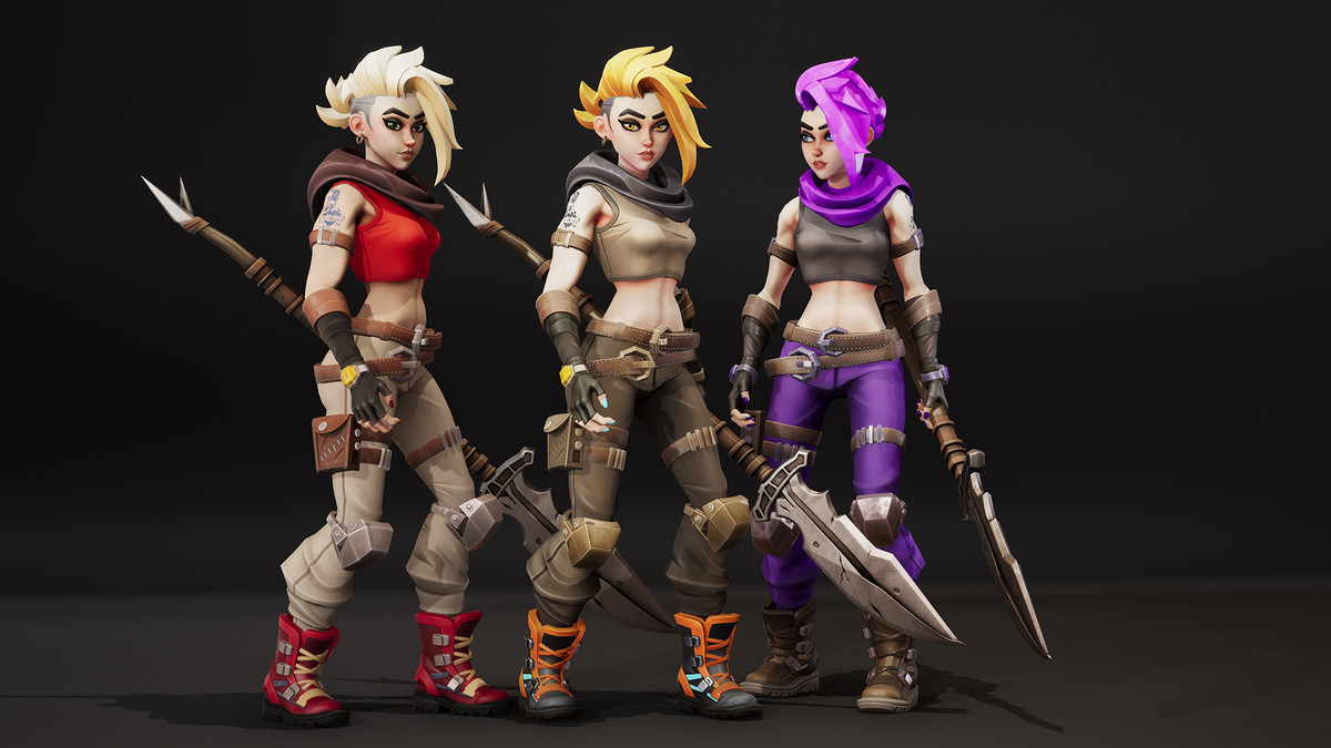 Stylized Hero Characters Pack vol.3 – 3 Game-Ready Heroes (9 Skins)