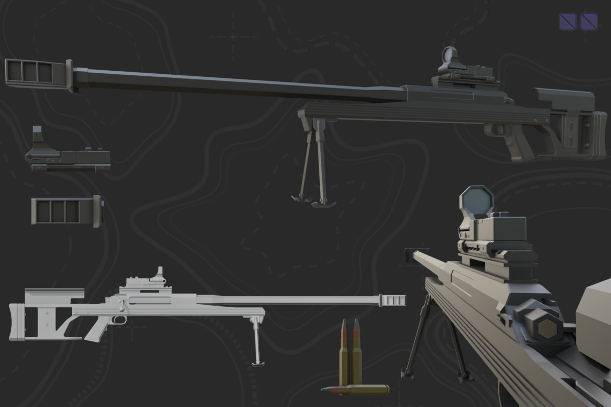 Low Poly Weapon Bundle Pack V