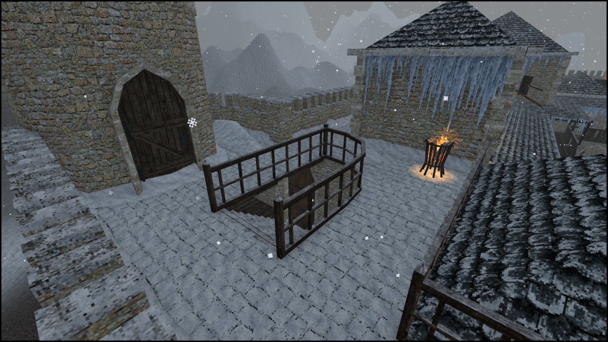 Cold Fortress - Retro Style Modular Environment Pack