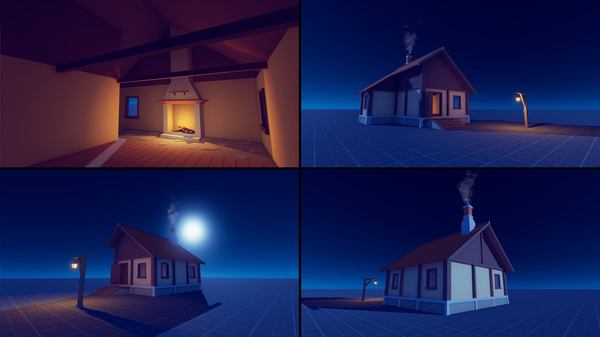 Low Poly Modular Medieval Buildings Pack