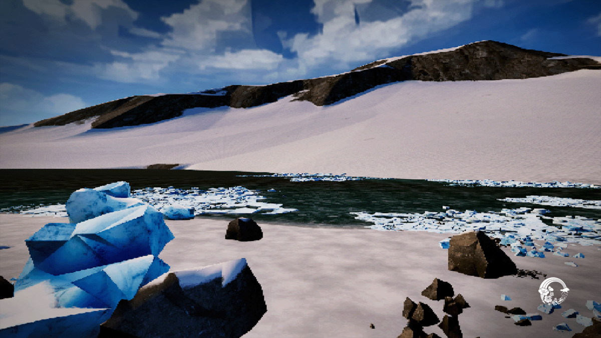 Arctic Landscape Retro