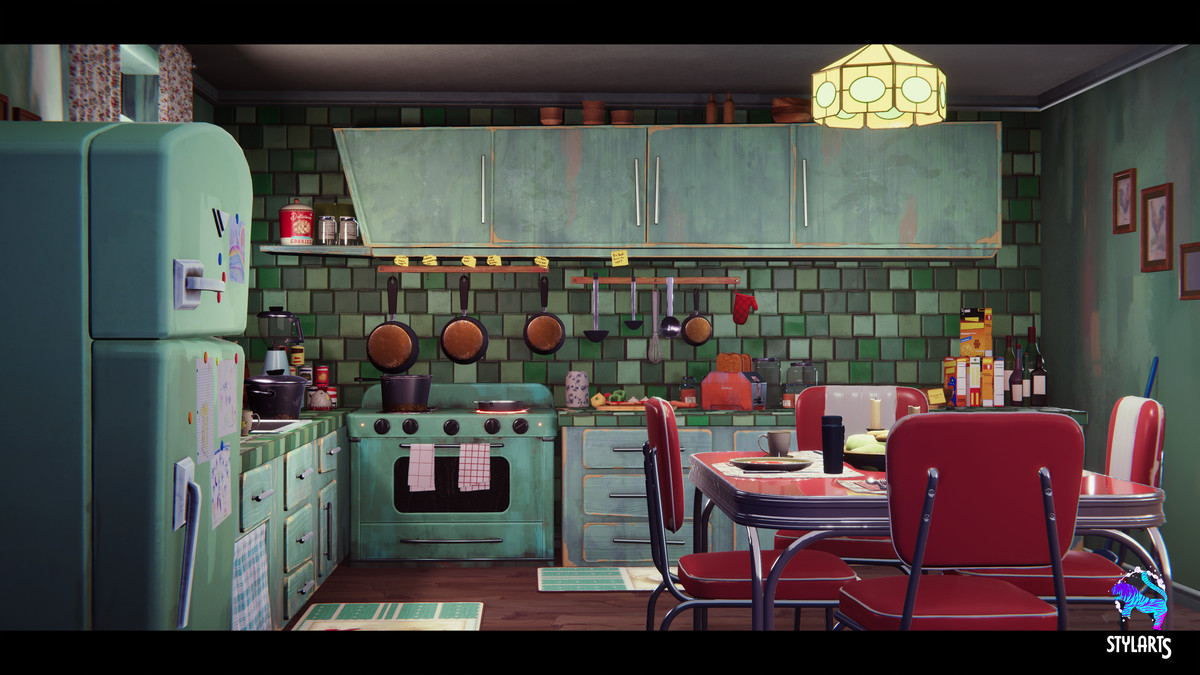 Stylized Interior Environments Bundle (5 Packs)