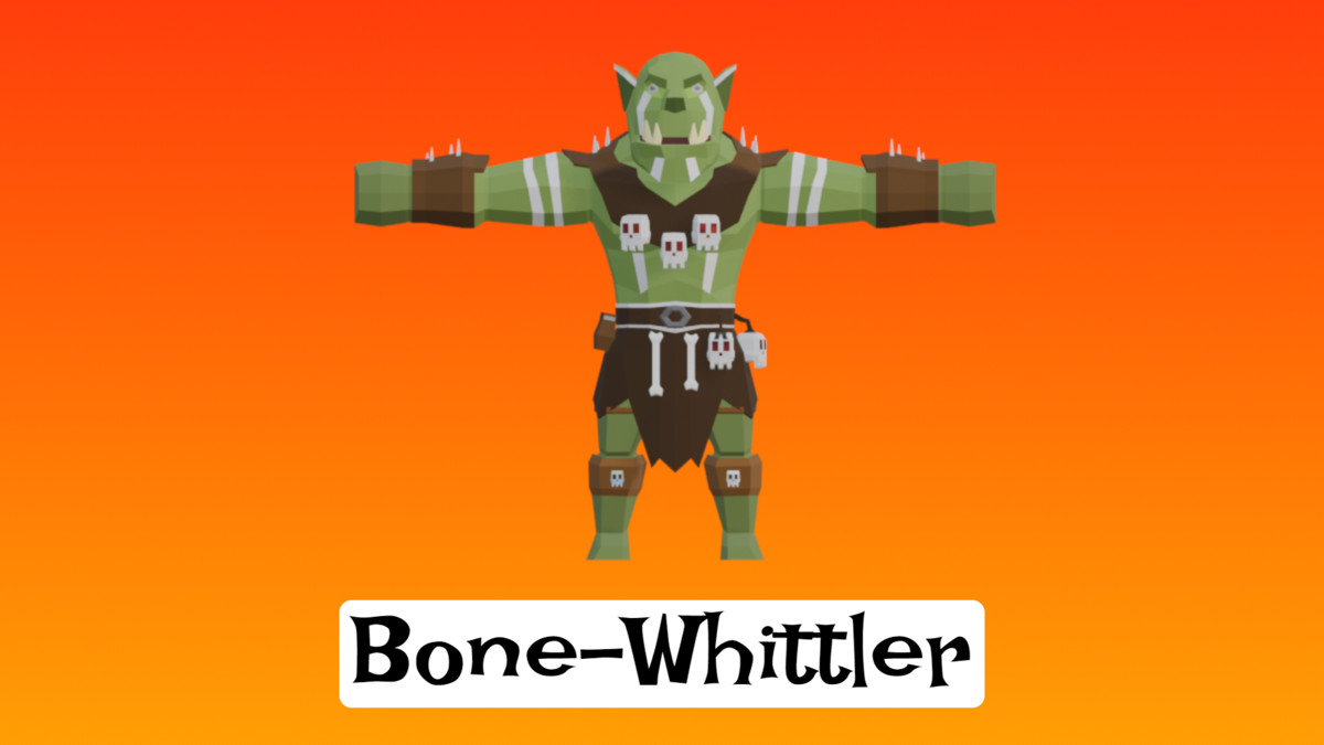 LOWPO: Orc – Low Poly Fantasy Character Pack