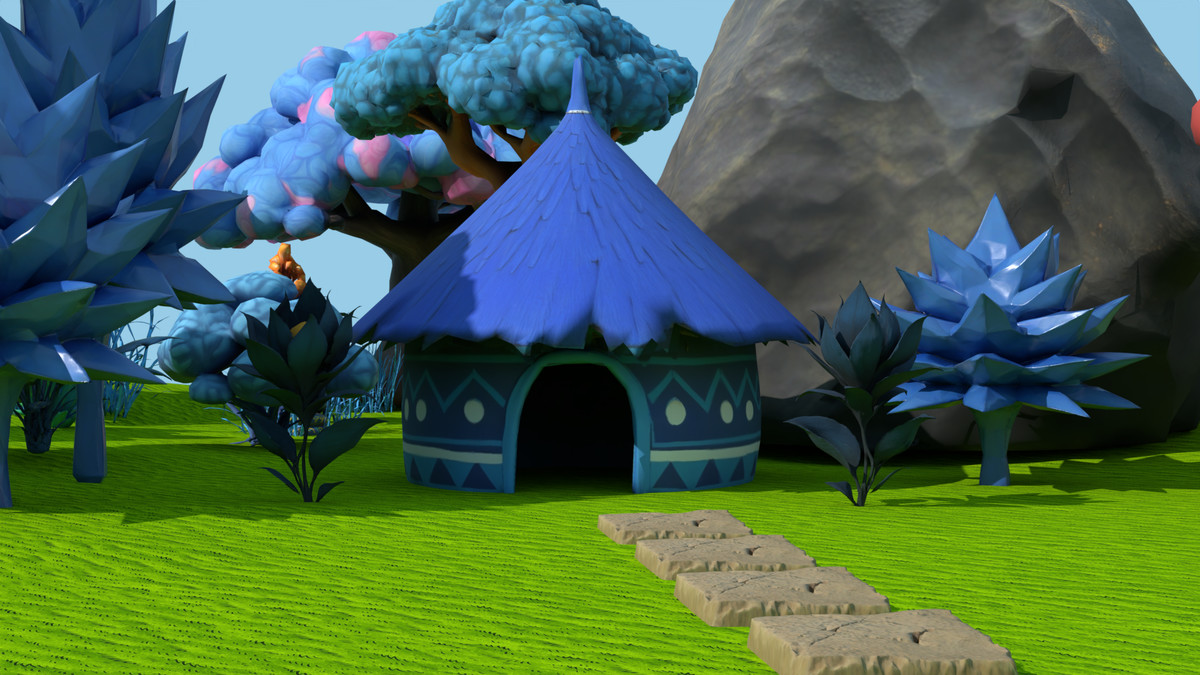 Tropical Tiki Jungle Deluxe Stylized Low Poly Modular Model Pack