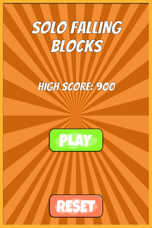 Solo Falling Blocks Game Template