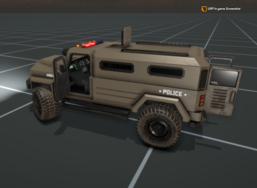 Armor Police Vehicle Physics (3 in 1 Bundle)
