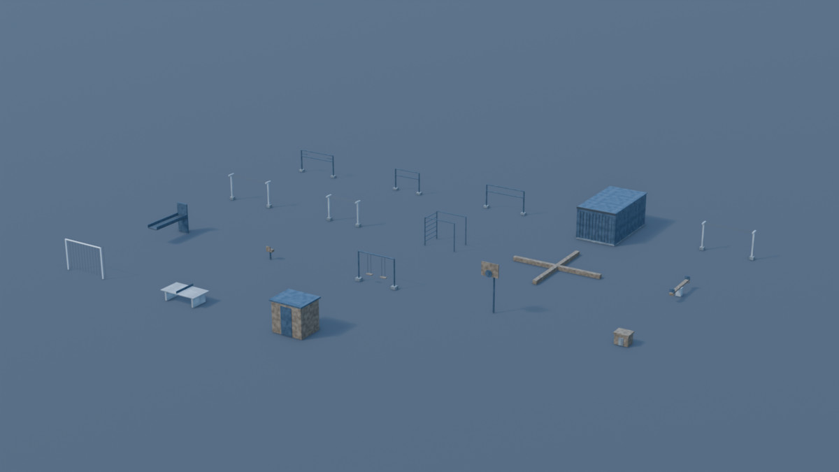 Soviet Panel Block Estate — Modular Urban Kit