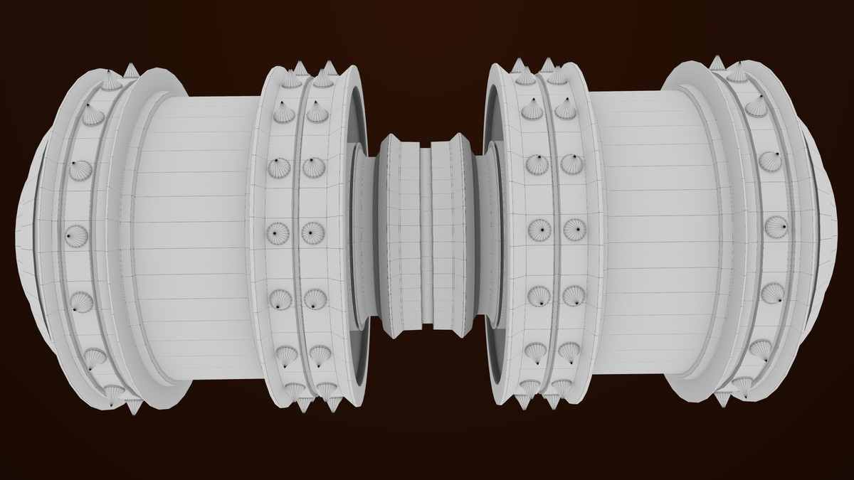 Sci Fi Battle Hammer 07 URP HDRP Textures
