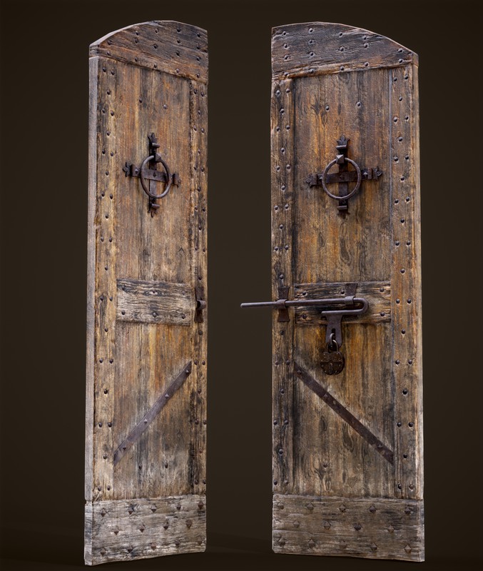 Five Old Doors