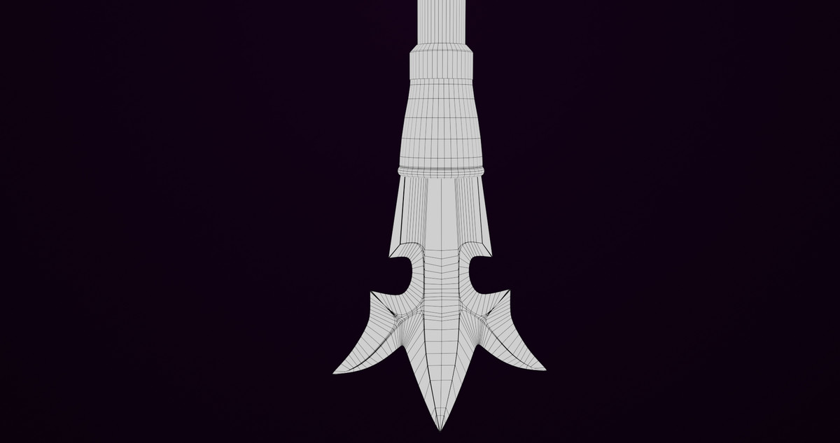Fantasy Trident 01 URP HDRP Textures