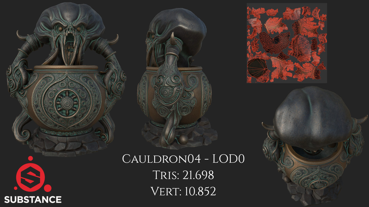 6 Dark Fantasy Cauldrons