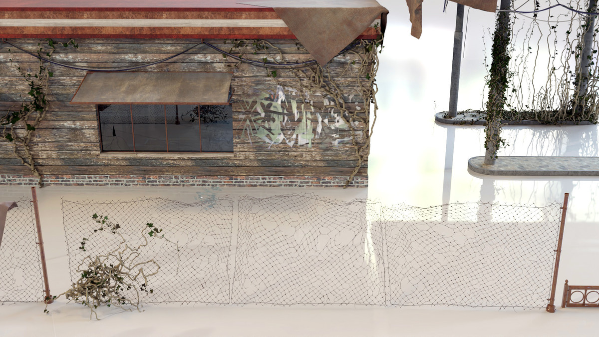 Post-Apocalyptic Junkyard Rusty Gas Station Props Pack (217 3d assets)