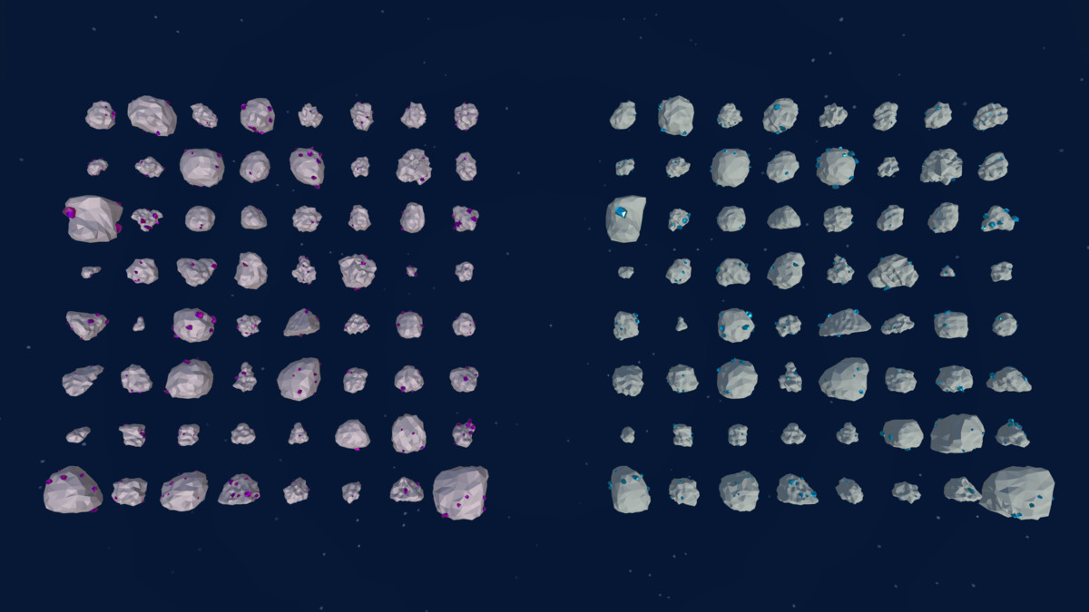 Ultimate Low Poly Asteroid and Ore Pack