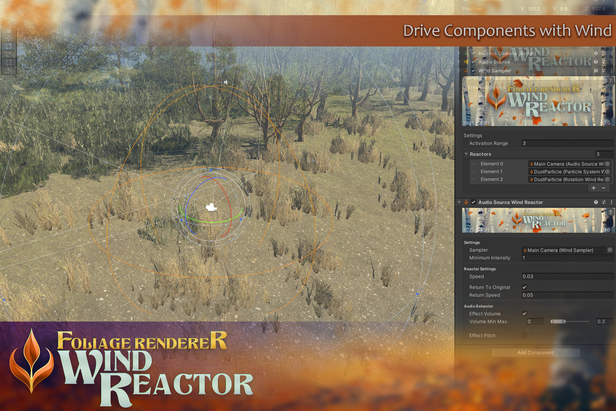 Foliage Renderer - Wind Reactor
