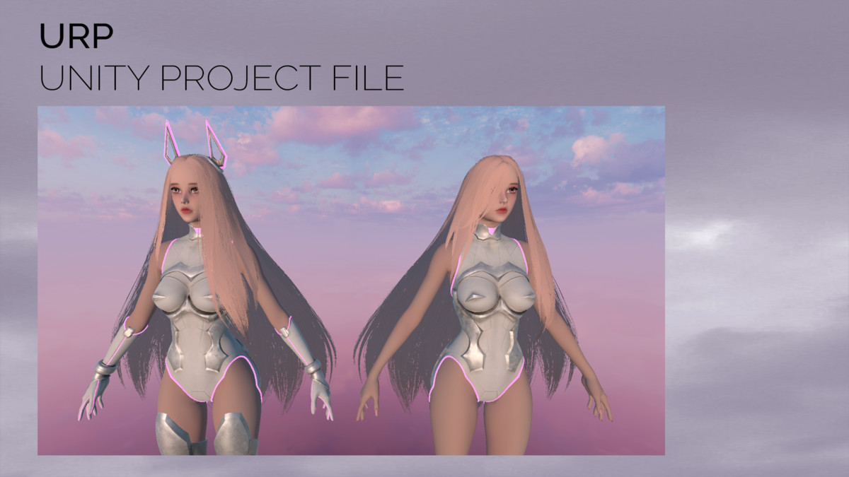 Stellar Aerith - Anime Sci-fi Girl