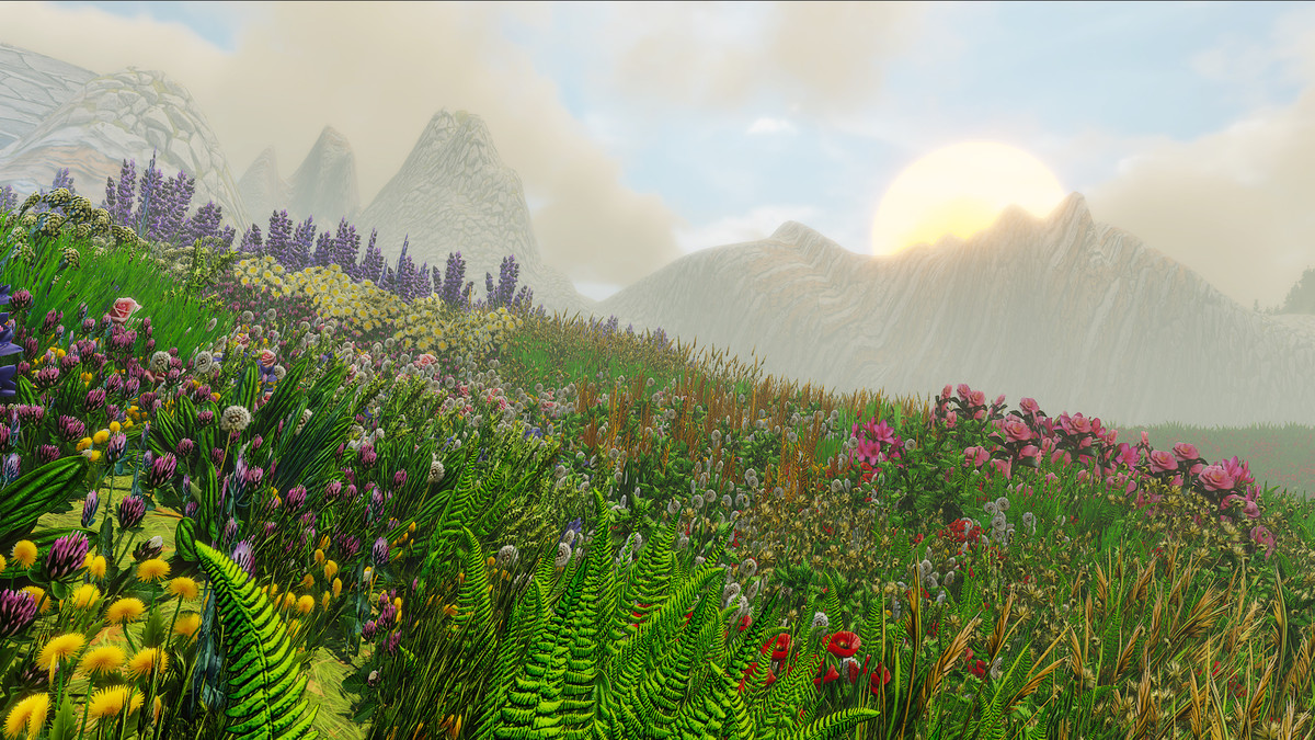 Flora Grass & Flowers Terrain Detail Vegetation Green Pack